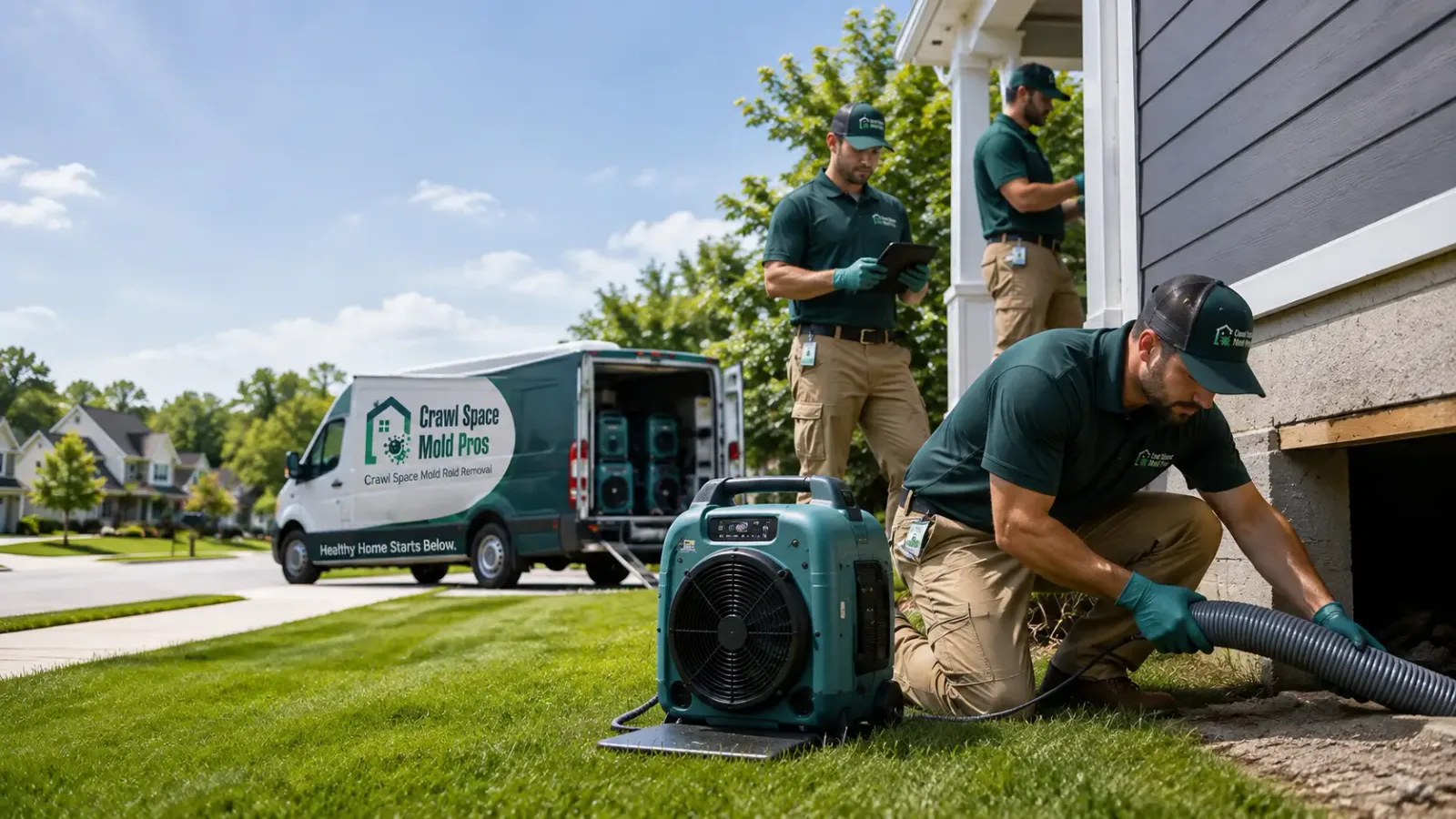 Crawl Space Mold Removal in New Berlinville, PA